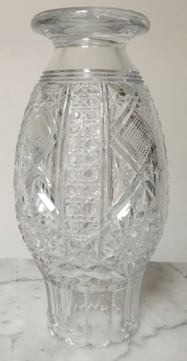 Spectacular Baccarat crystal vase / lamp