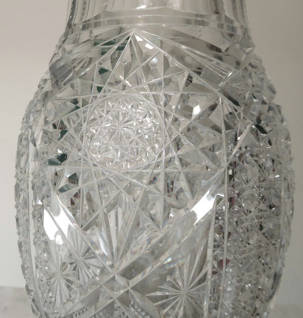 Spectacular Baccarat crystal vase / lamp