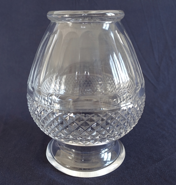 St Louis Empire style crystal vase, , late 19th century, Trianon pattern