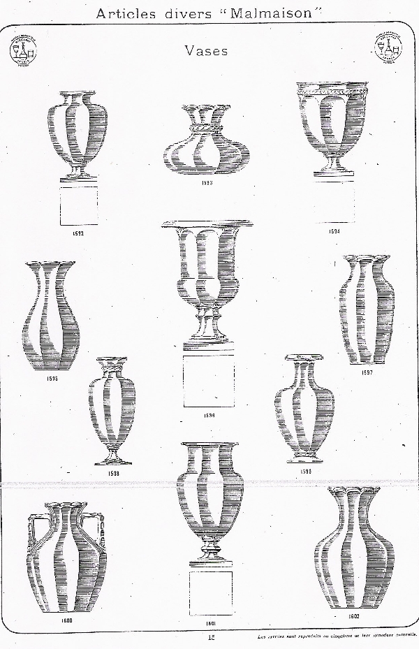 Vase en cristal de Baccarat modèle Malmaison - signé