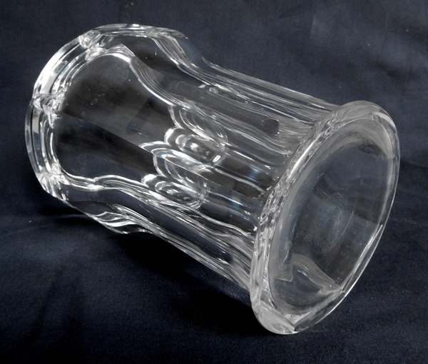 Elegant Baccarat crystal vase, Malmaison pattern, early 20th century 