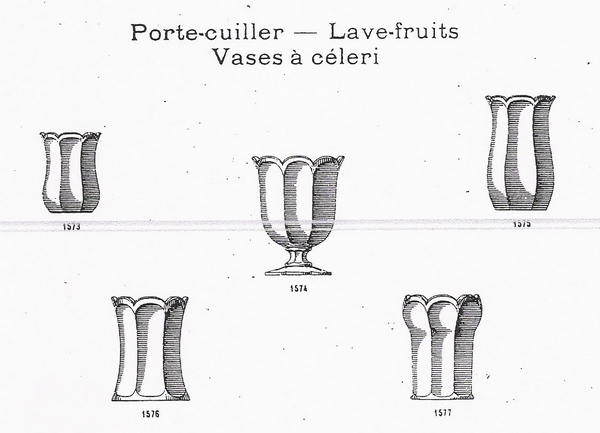 Vase en cristal de Baccarat, modèle Malmaison