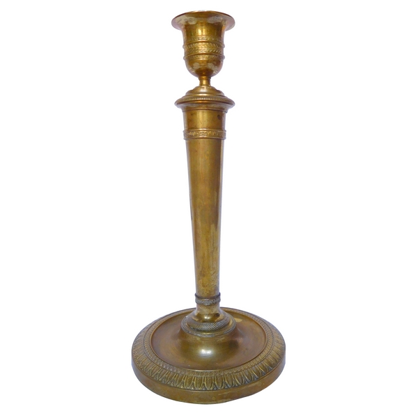 Thomire : Empire gilt bronze candlestick - Chateau de Fontainebleau model