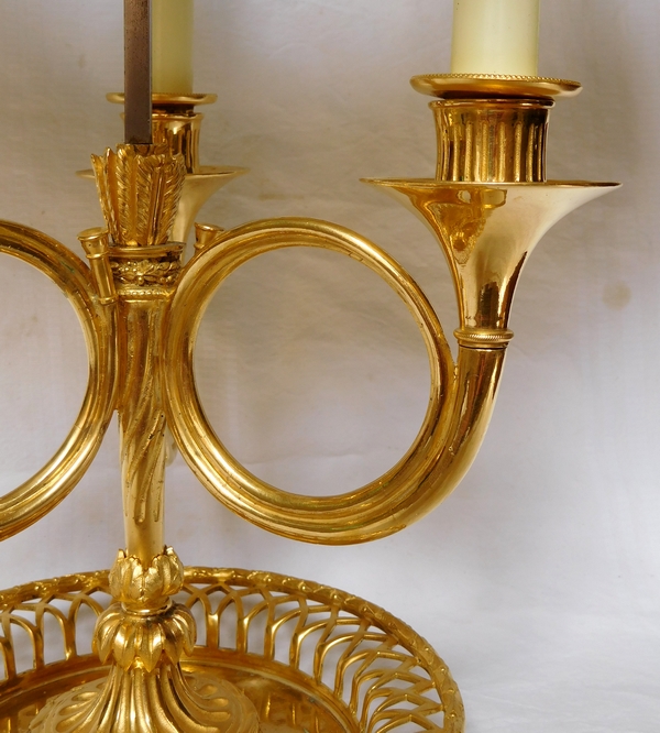 Louis XVI ormolu bouillotte lamp - France, late 18th century