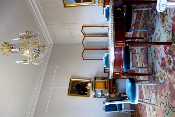 Large Empire crystal & ormolu chandelier, 8 lights, early 19th century circa 1820