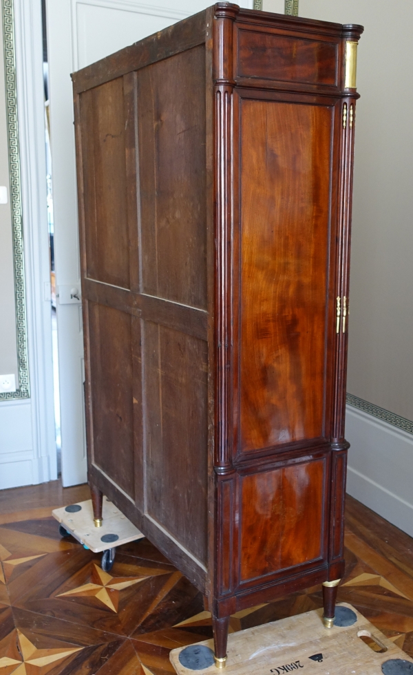 Louis XVI mahogany and ormolu cupboard, late 18th century