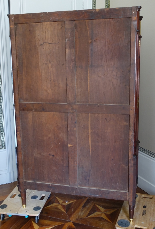 Louis XVI mahogany and ormolu cupboard, late 18th century