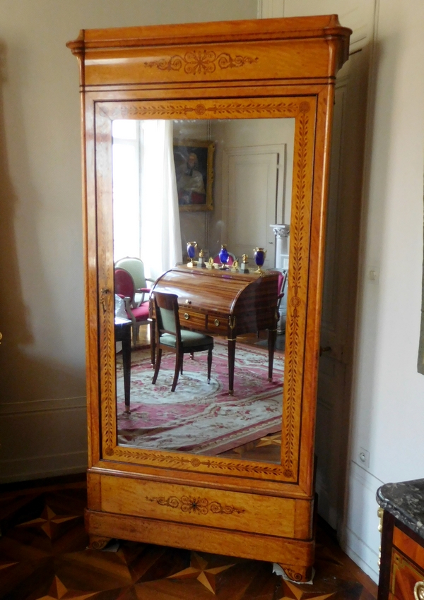 Othon Kolping : lemon tree & amaranth cupboard, early 19th century circa 1820 - stamped