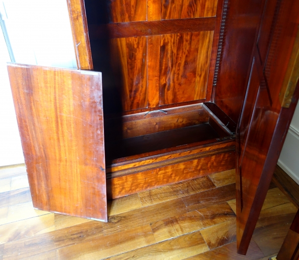 Jacob : mahogany and ormolu cupboard / wardrobe, stamped - early 19th century circa 1820