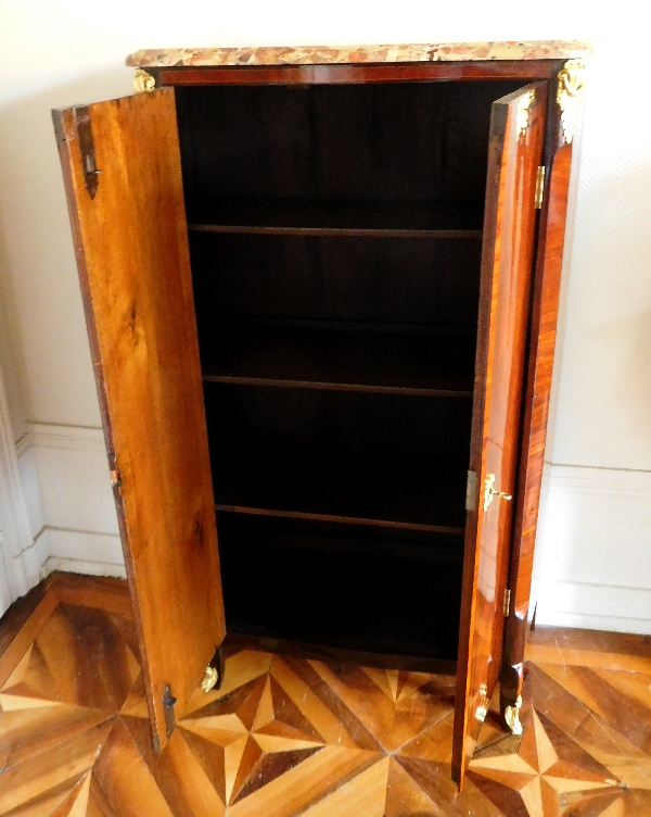 Marquetry wardrobe stamped Guignard  - 18th century