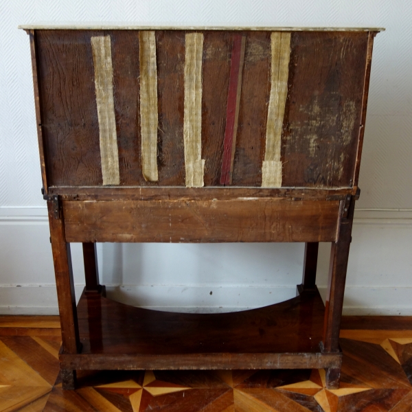 Empire Consulate so-called bonheur du jour writing desk, mahogany and ormolu