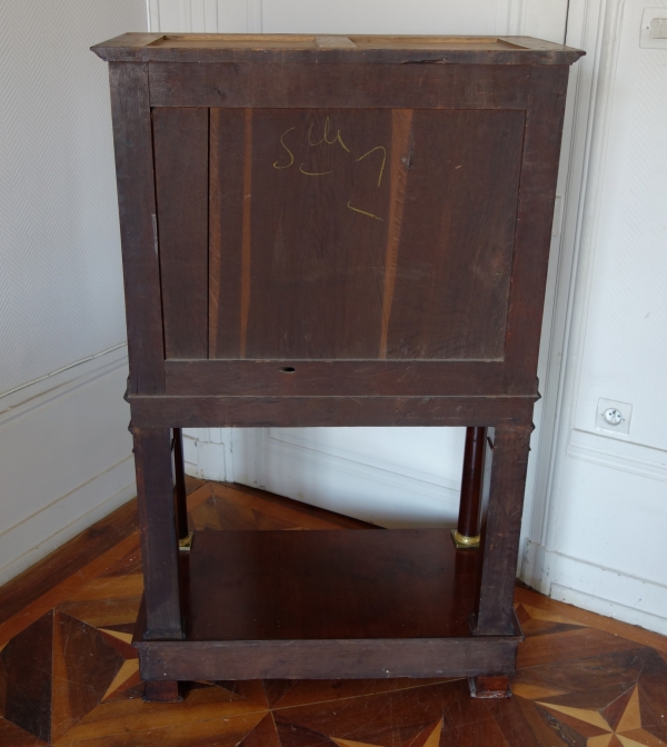 Empire mahogany writing desk, early 19th century circa 1810