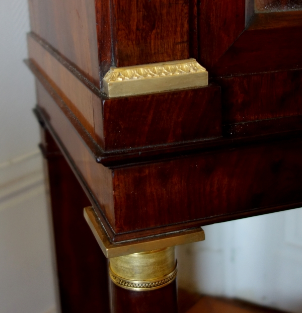 Empire mahogany writing desk, early 19th century circa 1810