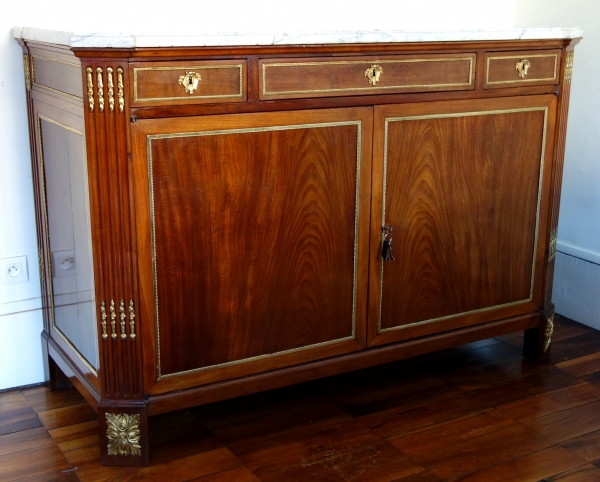 Conrad Mauter : large mahogany and ormolu sideboard, Louis XVI period, late 18th century