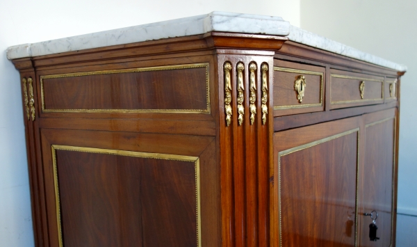 Conrad Mauter : large mahogany and ormolu sideboard, Louis XVI period, late 18th century