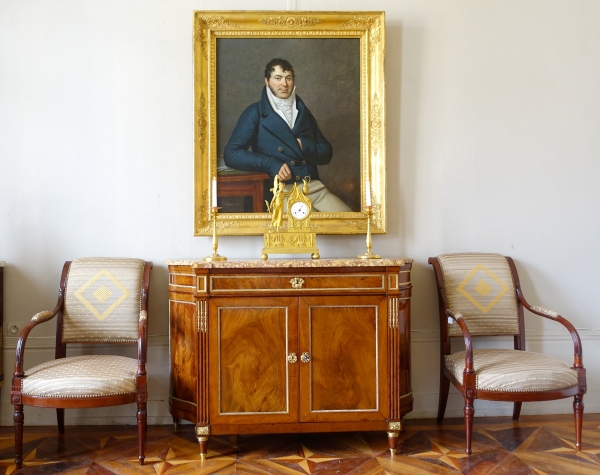 Directoire mahogany commode / sideboard - late 18th century or circa 1800