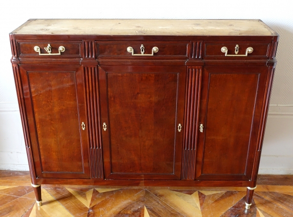 Louis XVI mahogany sideboard - 18th century - 125,5cm x 103cm x 35cm