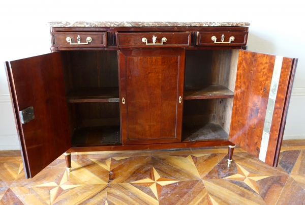 Louis XVI mahogany sideboard - 18th century - 125,5cm x 103cm x 35cm