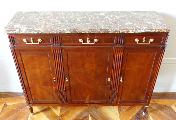 Louis XVI mahogany sideboard - 18th century - 125,5cm x 103cm x 35cm