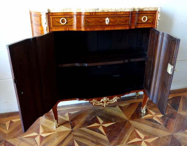 Transition marquetry buffet attributed to Charles Topino - 18th century