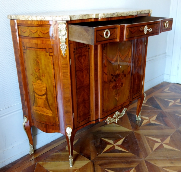 Transition marquetry buffet attributed to Charles Topino - 18th century