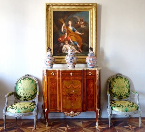 Transition marquetry buffet attributed to Charles Topino - 18th century