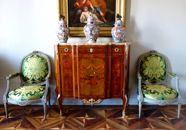 Transition marquetry buffet attributed to Charles Topino - 18th century