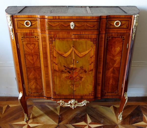 Transition marquetry buffet attributed to Charles Topino - 18th century