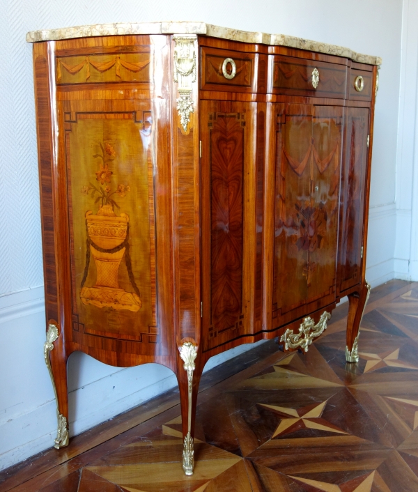 Transition marquetry buffet attributed to Charles Topino - 18th century