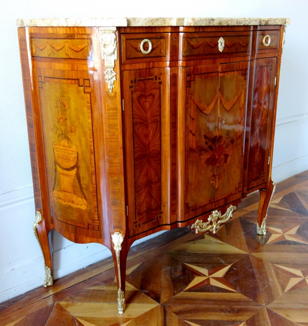 Transition marquetry buffet attributed to Charles Topino - 18th century