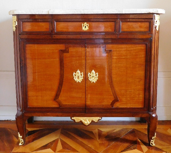 Mahogany and rosewood buffet, French transition period circa 1770