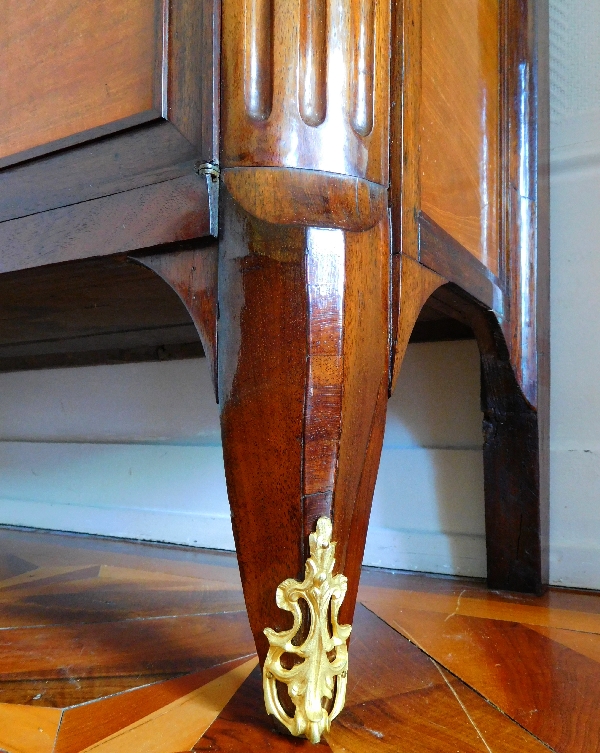 Mahogany and rosewood buffet, French transition period circa 1770