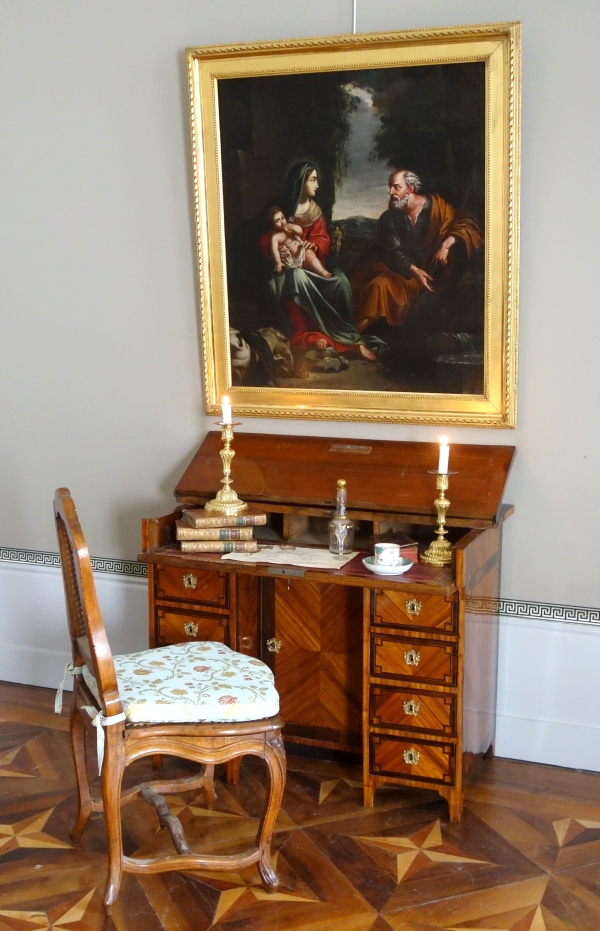 Louis XVI rosewood marquetry writing desk for a child - 18th century