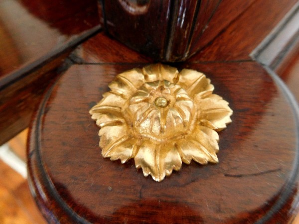 Louis XVI period mahogany and ormolu cylinder desk - France circa 1780