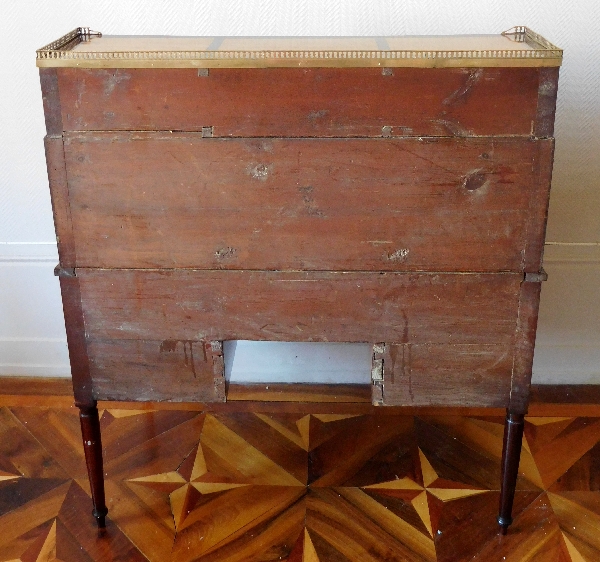 Louis XVI mahogany and lemon tree cylinder desk - France early 19th century circa 1800