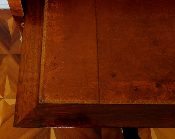 Louis XVI mahogany cylinder desk stamped Macret, circa 1780