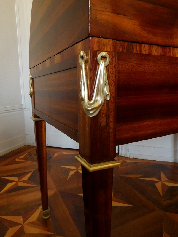 Louis XVI mahogany cylinder desk stamped Macret, circa 1780