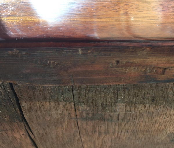 Louis XVI mahogany cylinder desk stamped Macret, circa 1780