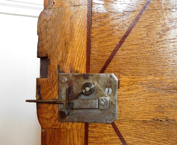 Topino : marquetry writing desk, Transition period - 18th century - stamped