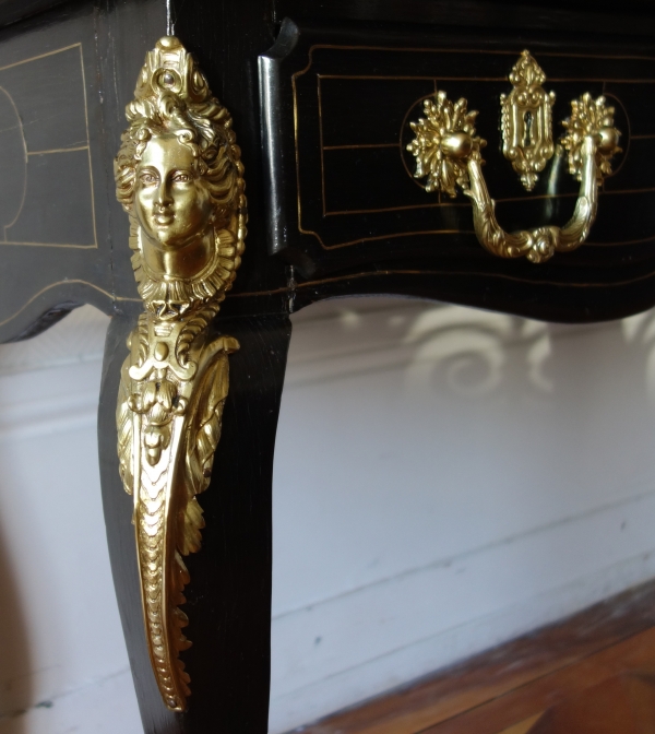 Early 18th century ebony and ormolu desk circa 1700