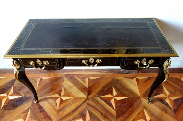 Early 18th century ebony and ormolu desk circa 1700