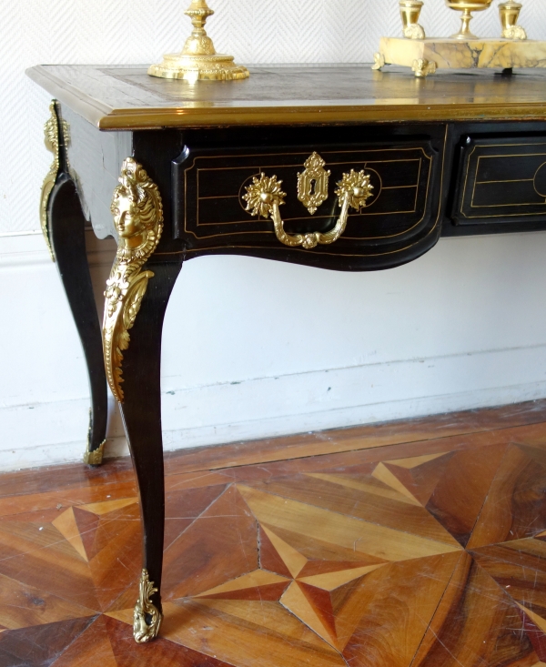 Early 18th century ebony and ormolu desk circa 1700