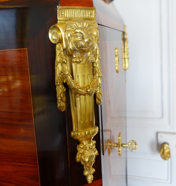 Transition marquetry chiffonier attributed to Nicolas Petit - 18th century circa 1770