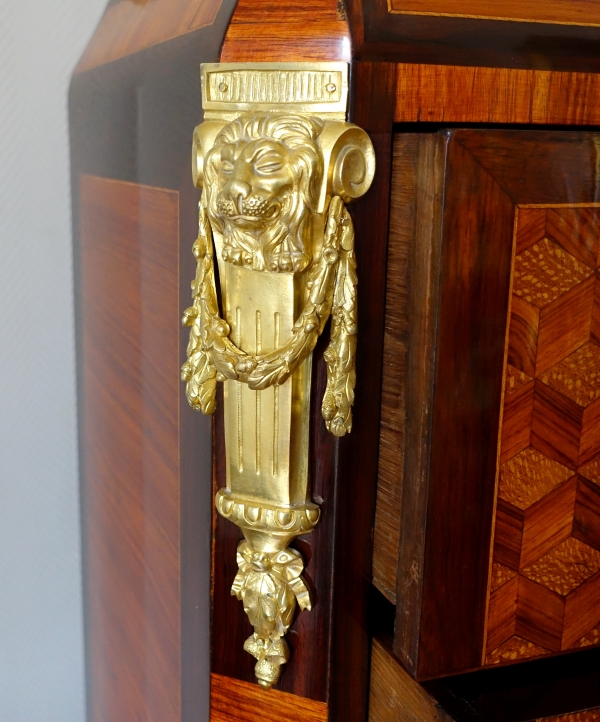 Transition marquetry chiffonier attributed to Nicolas Petit - 18th century circa 1770