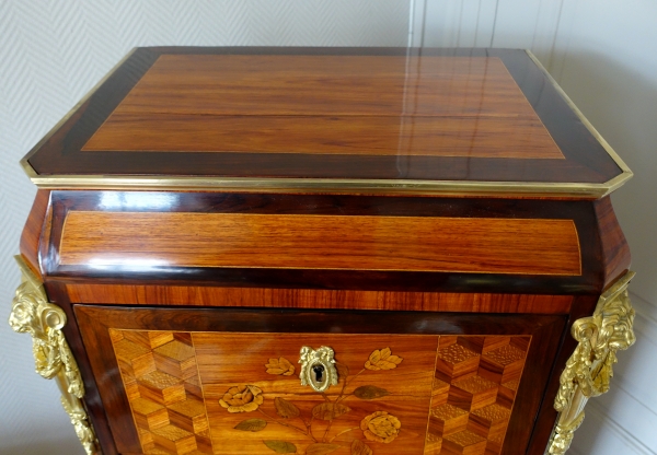 Transition marquetry chiffonier attributed to Nicolas Petit - 18th century circa 1770