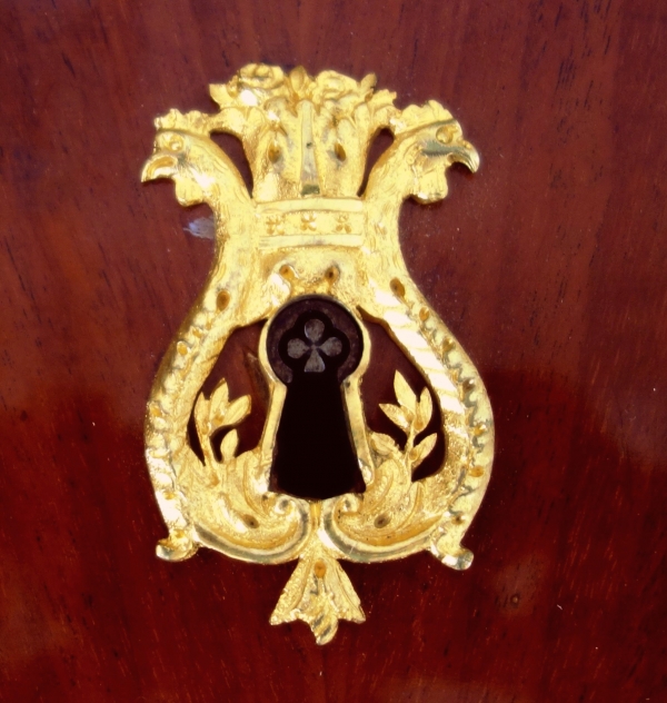 Empire mahogany commode attributed to Jacob Desmalter, 19th century