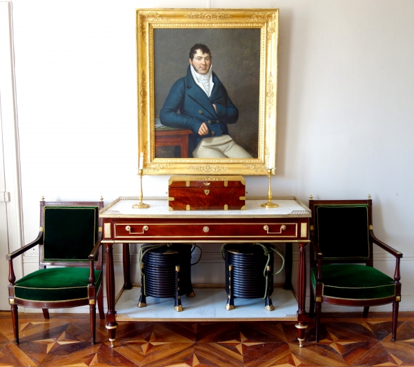 Empire mahogany commode attributed to Jacob Desmalter, 19th century