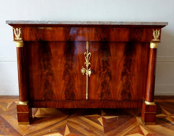 Empire mahogany commode attributed to Jacob Desmalter, 19th century