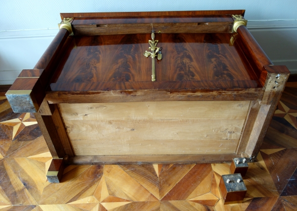 Empire mahogany commode attributed to Jacob Desmalter, 19th century