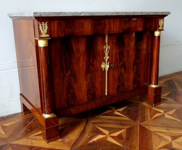 Empire mahogany commode attributed to Jacob Desmalter, 19th century